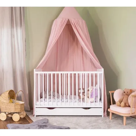 BOXED BRYANA MINI COT - DOVE GREY