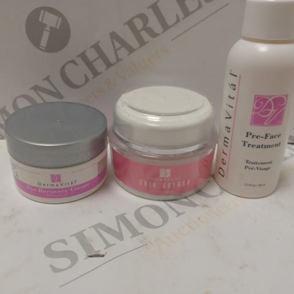 BOX OF APPROXIMATELY 25 ASSORTED DERMAVITAL COSMETIC PRODUCTS