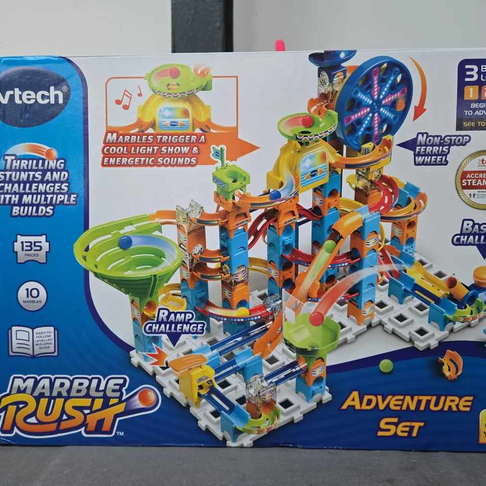 BOXED VTECH MARBLE RUSH ADVENTURE SET