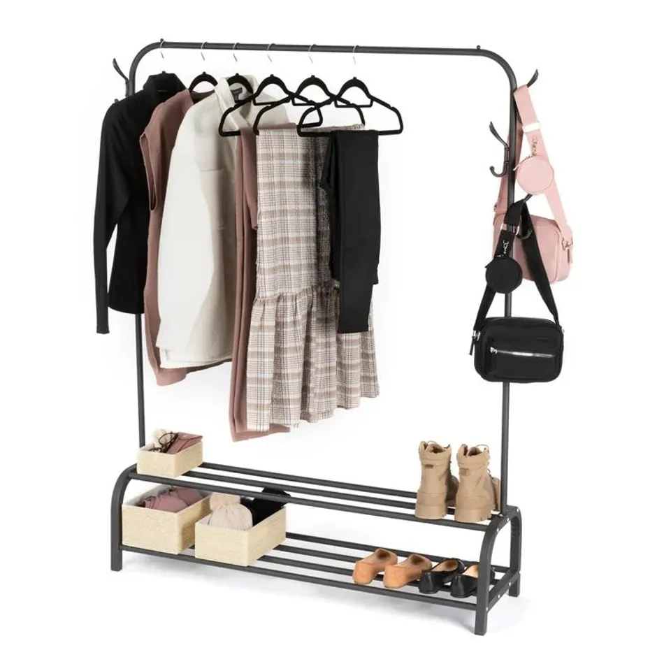 BOXED 110CM CLOTHES RACK