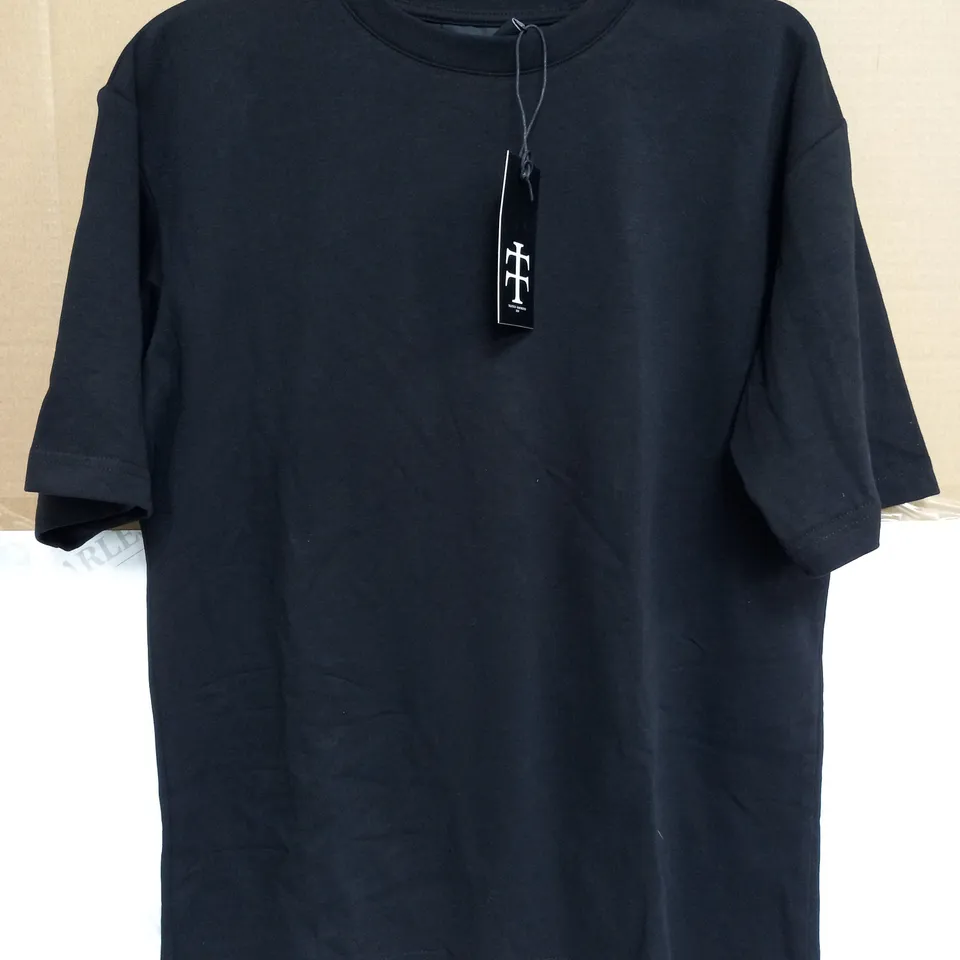 TELETECH BACK GRAPHIC T-SHIRT IN BLACK - XS