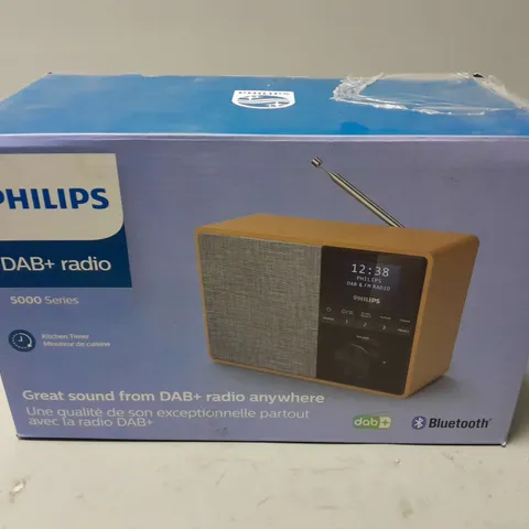 BOXED PHILIPS 5000 SERIES DAB+ RADIO