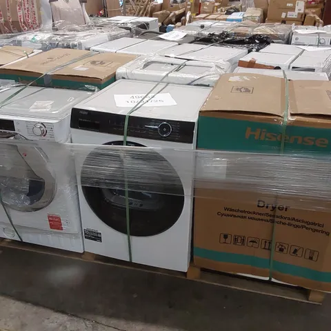 PALLET OF APPROXIMATELY 6 UNPROCESSED RAW RETURN WHITE GOODS TO INCLUDE;