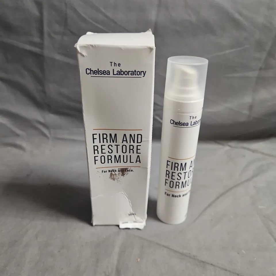THE CHELSEA LABORATORY FIRM AND RESTORE FORMULA FOR NECK AND FACE – 50ML
