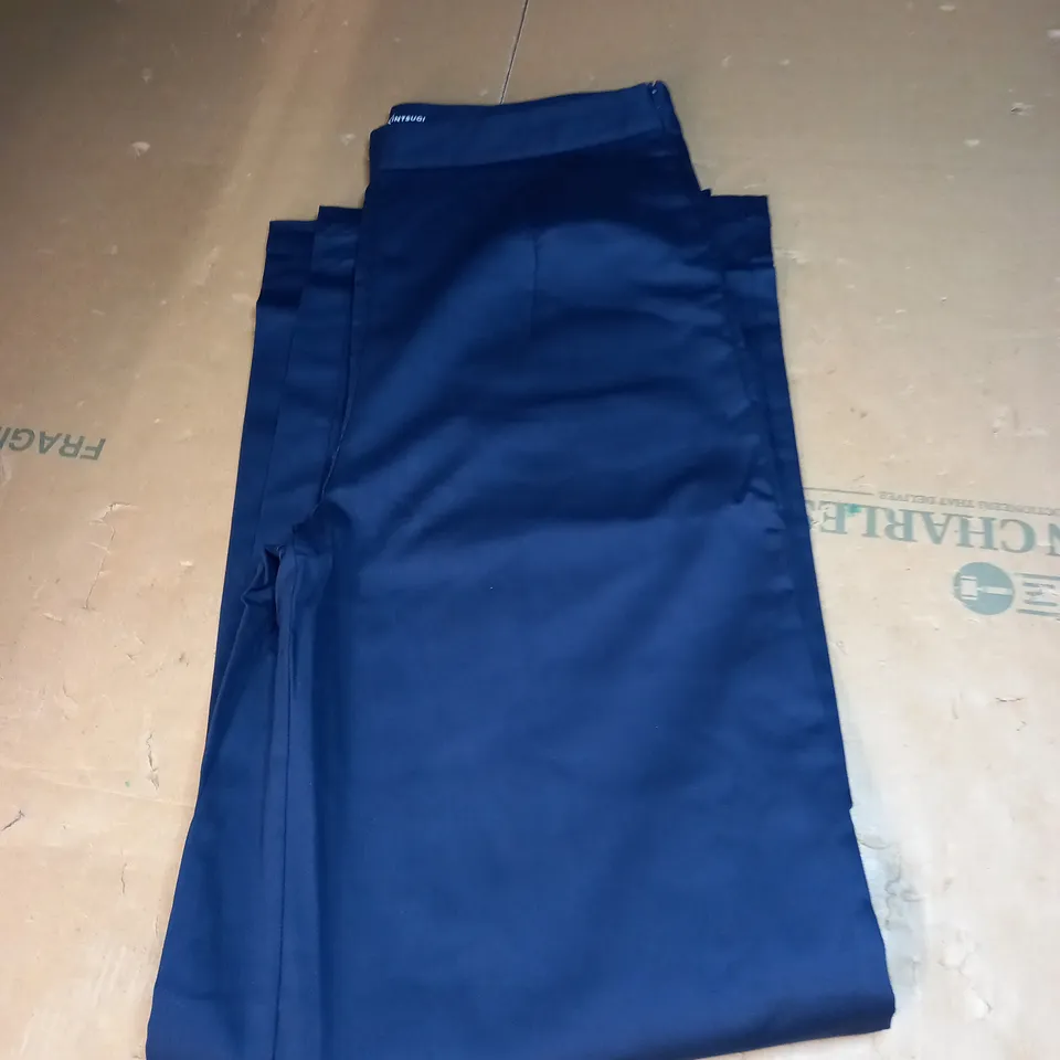 KINTSUGI NAVY WIDE LEG TROUSERS SIZE 12