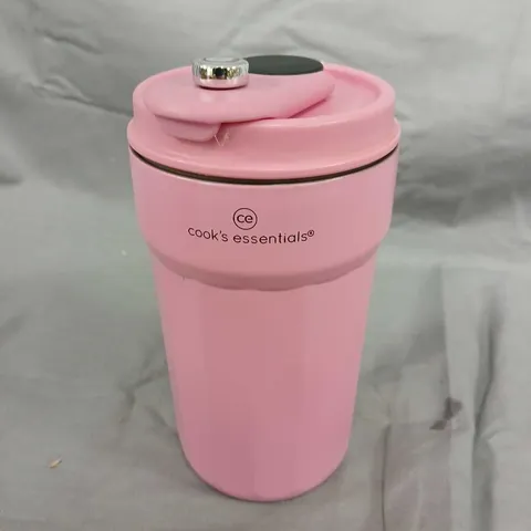 Cook's Essentials 450ml Digital Insulated Mug - Peony
