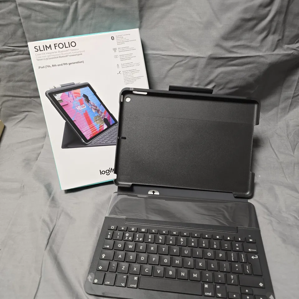 BOXED LOGITECH SLIM FOLIO BLUETOOTH TABLET CASE FOR IPAD 