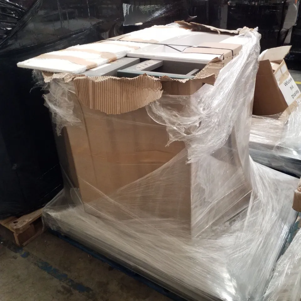 PALLET CONTAINING 3 ASSORTED VANITY UNITS