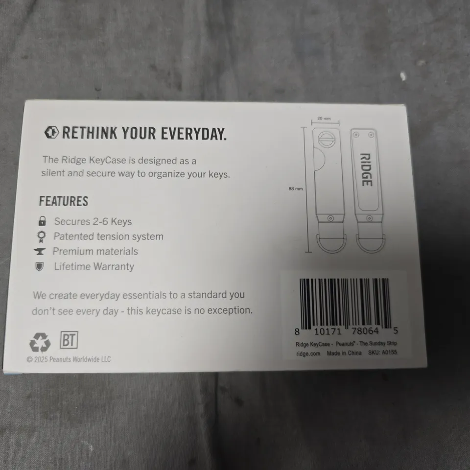 RIDGE THE KEYCASE – PEANUTS EDITION (KEY ORGANIZER)