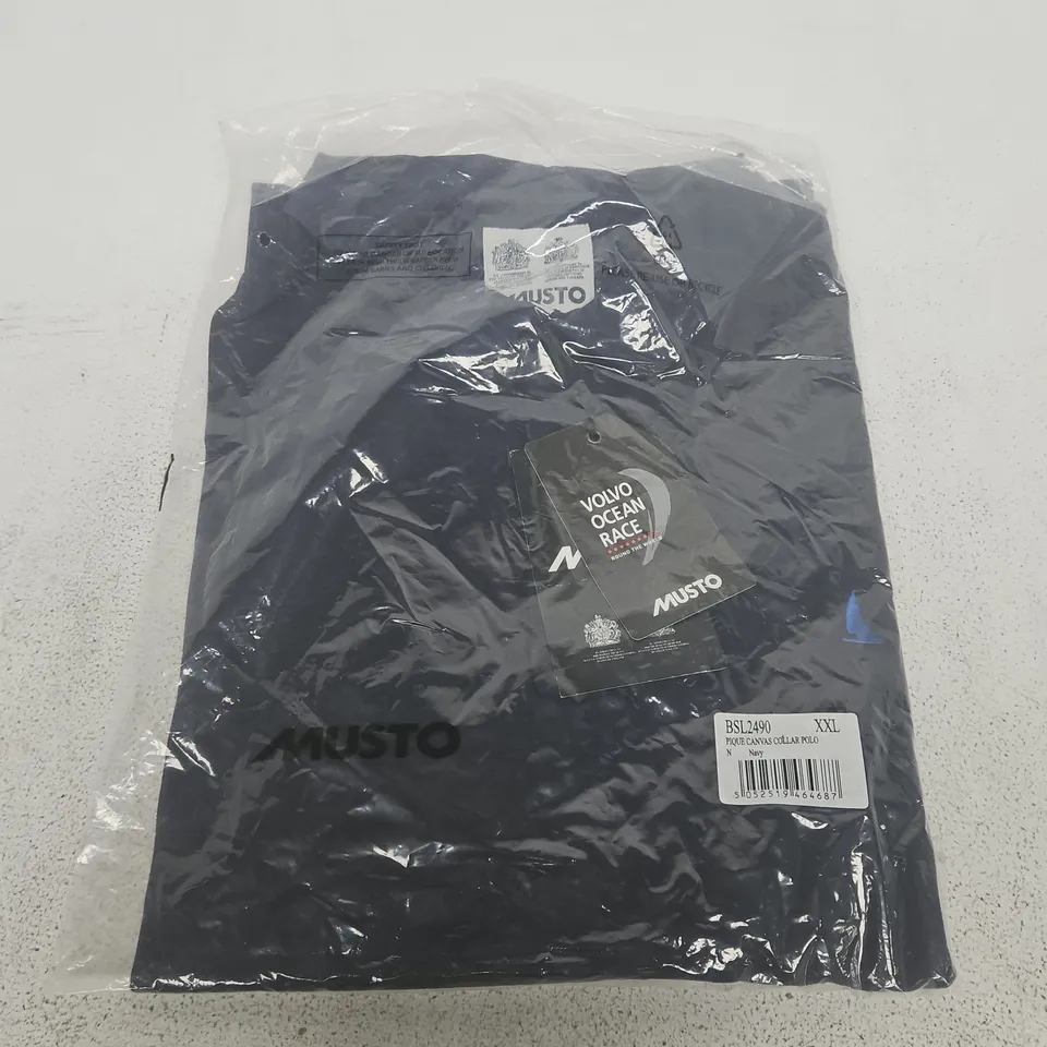 MUSTO VOLVO OCEAN RACE POLO SHIRT – NAVY – XXL