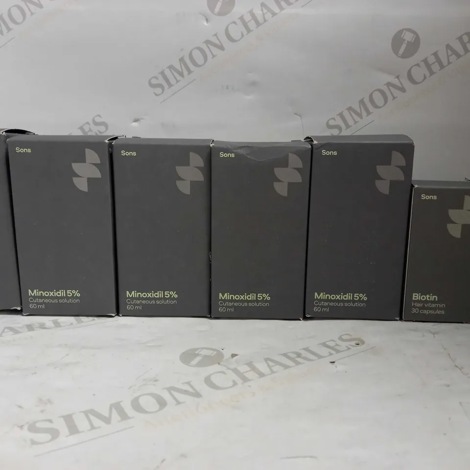 LOT OF 7 SONS HAIR RESTORATION PRODUCTS