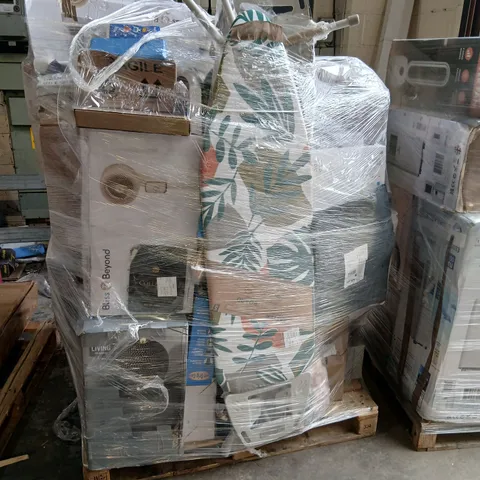 PALL OF ASSORTED HOUSEHOLD PRODUCTS TO INCLUDE; BLISS AND BEYOND AIR CIRCULATOR TURBO FAN, KEPLIN VACUUM CLEANER, IRONING BOARD AND HOMESMART HOT POT