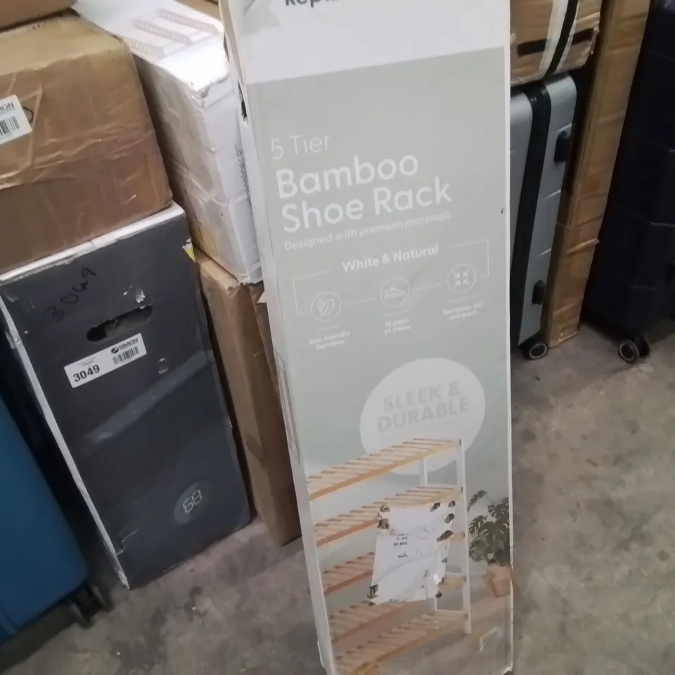 KEPLIN 5 TIER BAMBOO SHOE RACK