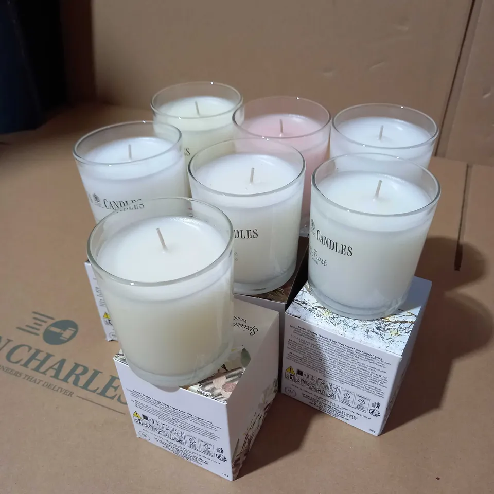 PRICES CANDLES SET OF 10 JAR CANDLES IN GIFT BOXES