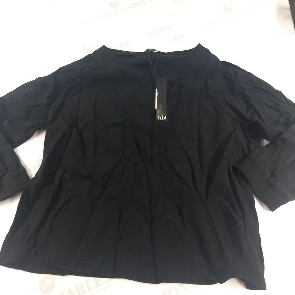TIBI BLACK SWEATSHIRT SIZE EXTRA SMALL