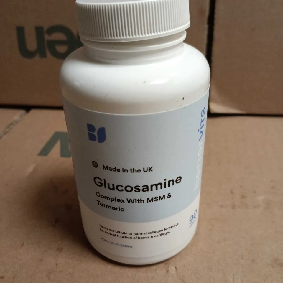 GLUCOSAMINE COMPLEX WITH MSM & TURMERIC – DIETARY SUPPLEMENT