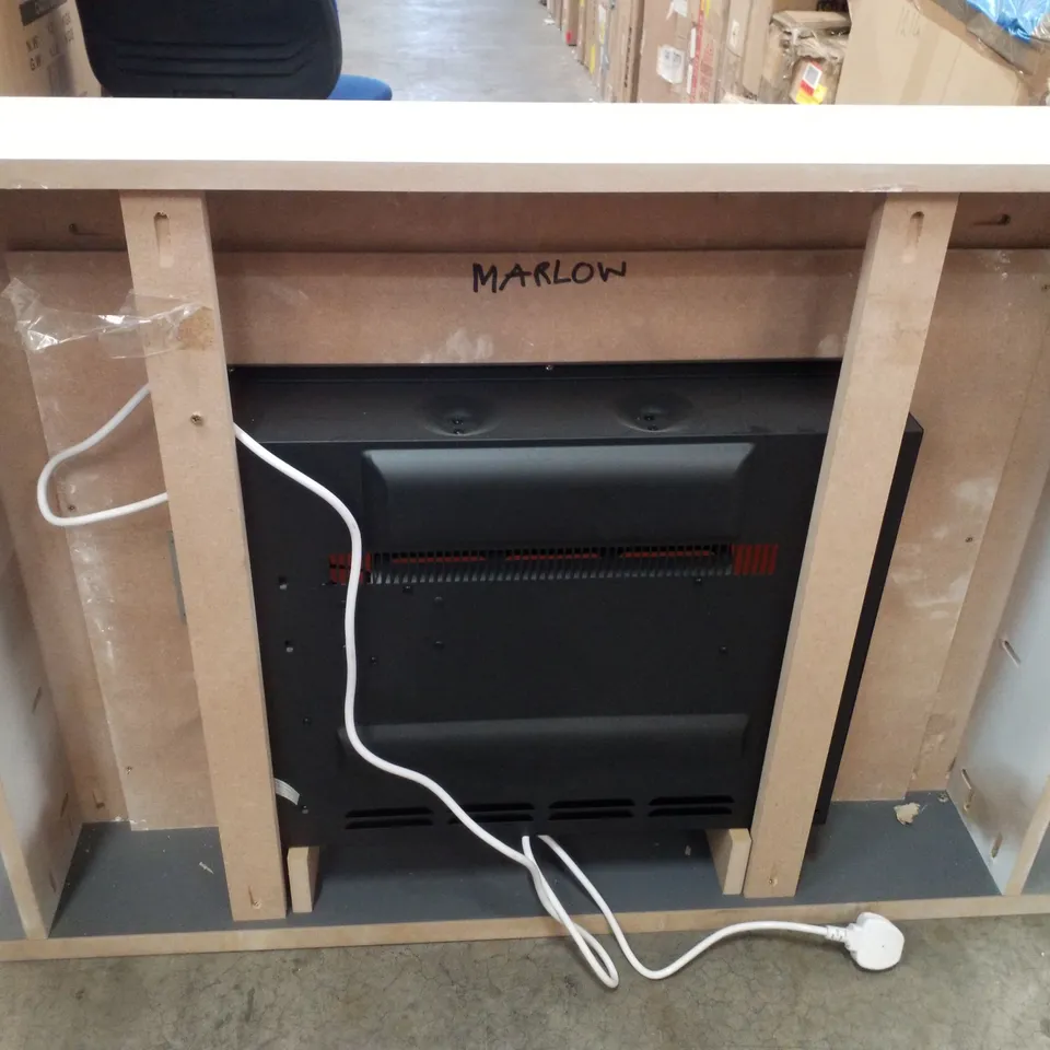 BOXED MARLOW ELECTRIC FIREPLACE SUITE 