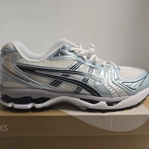 BOXED PAIR OF ASICS GEL-KAYANO 14 RUNNING SHOES  – UK 11 (US 12)