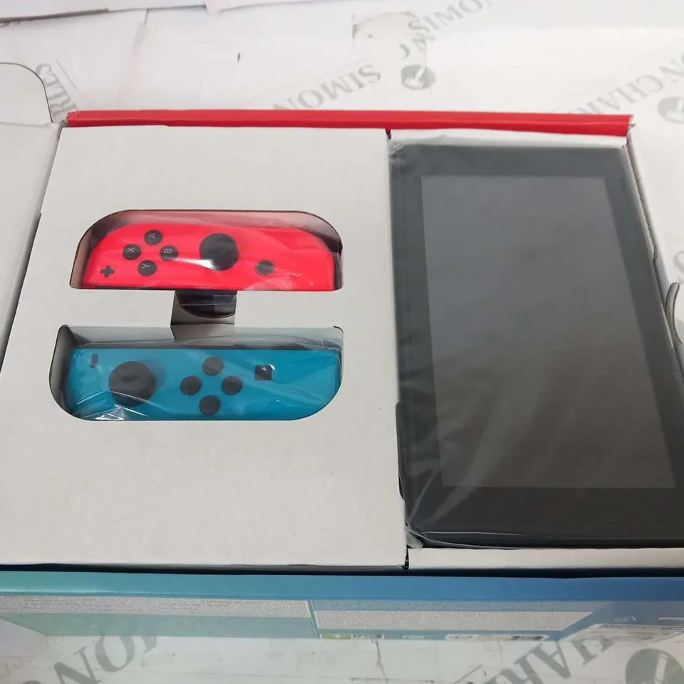 BOXED NINTENDO SWITCH WITH NINTENDO SWITCH SPORTS PRE-INSTALLED