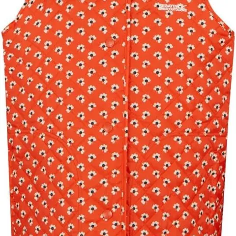 BRAND NEW REGATTA X ORLA KIELY WOMENS QUILTED BODYWARMER IN CLOVER RED - UK 20