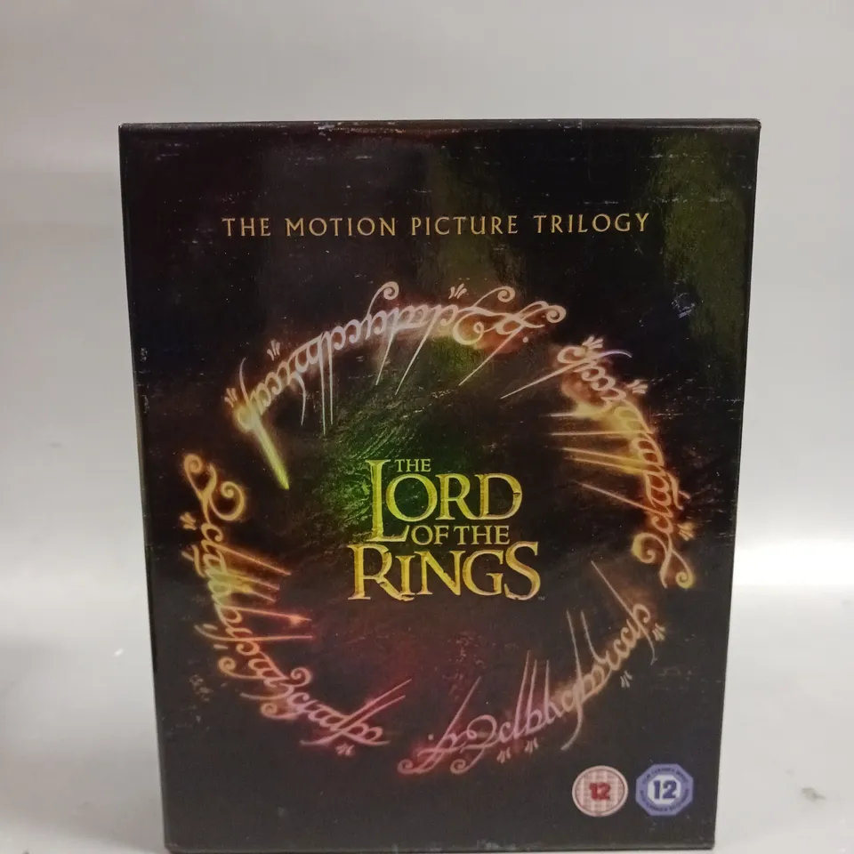 THE LORD OF THE RINGS MOTION PICTURE TRILOGY BLU-RAY 