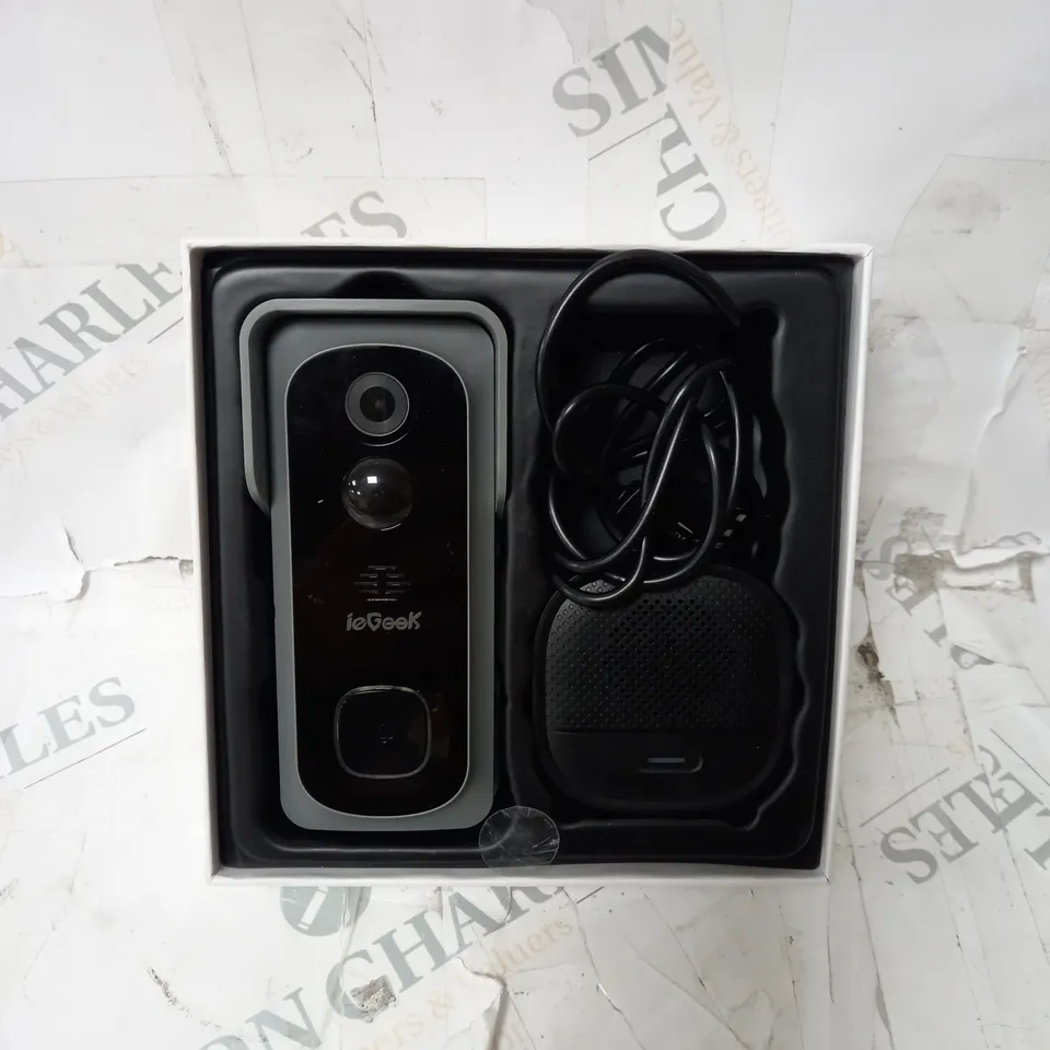 BOXED IE GEEK SMART VIDEO DOORBELL - BELL J1