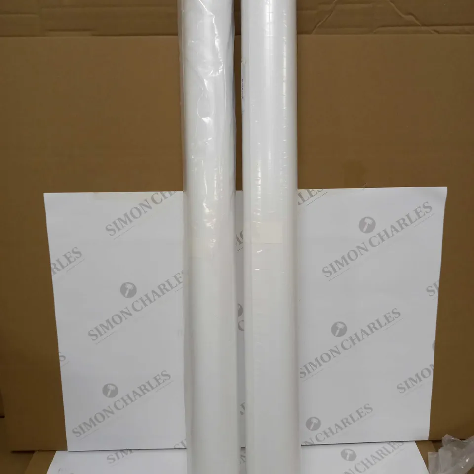 LOT OF 2 SELENS PVC WHTIE BACKGROUND BACKDROP SET FOR PHOTOGRAPHY SHOOTING (80 X 150CM)