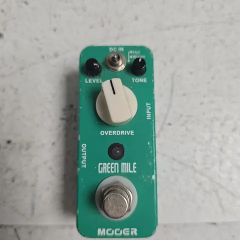 MOOER GREEN MILE OVERDRIVE GUITAR EFFECTS PEDAL