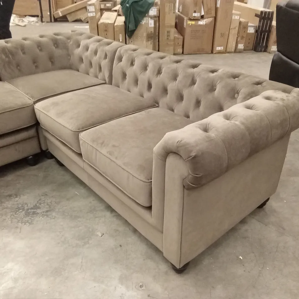 HAMPTON CHESTERFIELD CORNER SOFA, CLASSIC VELVET