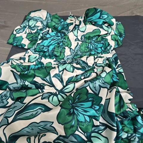 NOBODY'S CHILD ZELDA MIDI DRESS IN VIRGO FLORAL SIZE UK 10