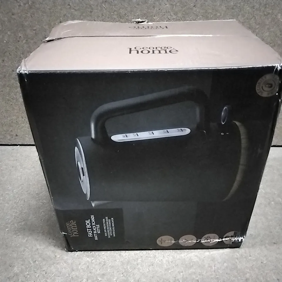 BOXED FAST BOIL MATT BLACK SCANDI KETTLE