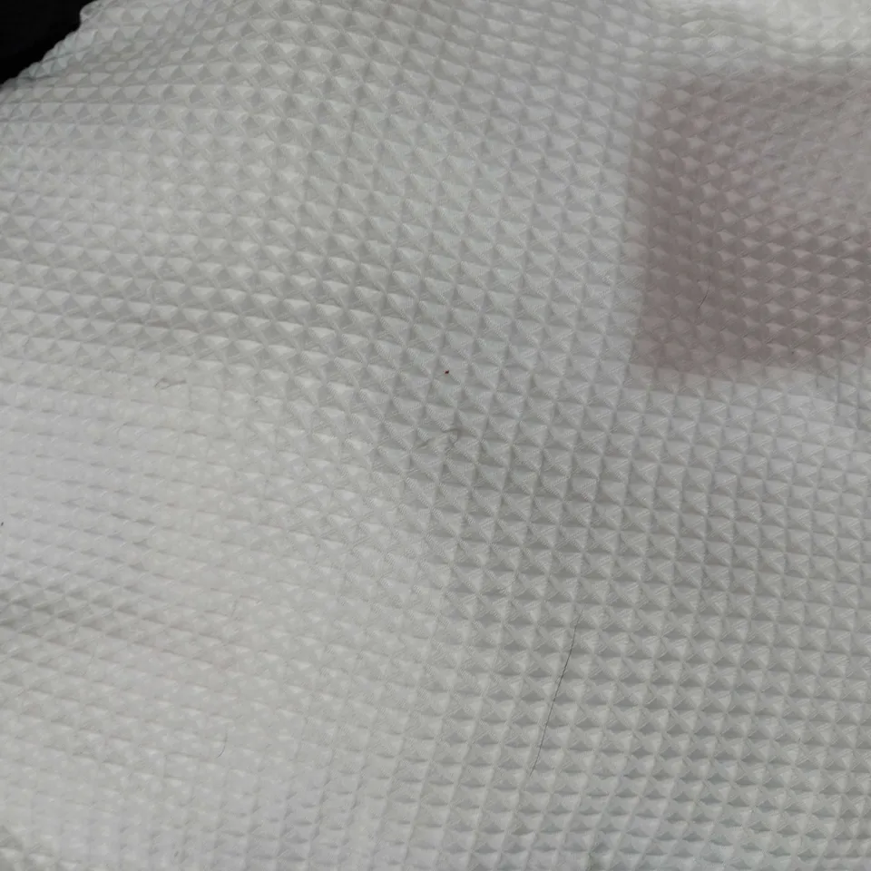 SUPERSOFT BY COZEE HOME WAFFLE KNIT 4 PIECE DUVET SET - WHITE - DOUBLE