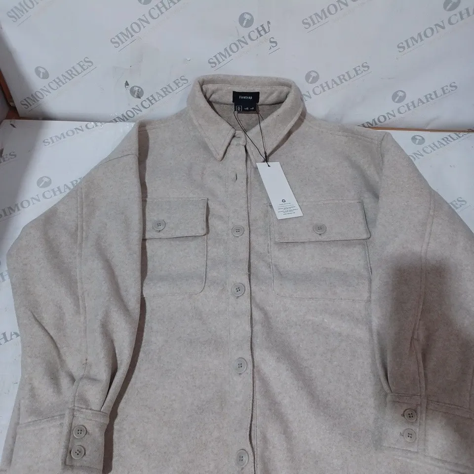 FIRETRAP SHACKET IN CREAM - UK 12