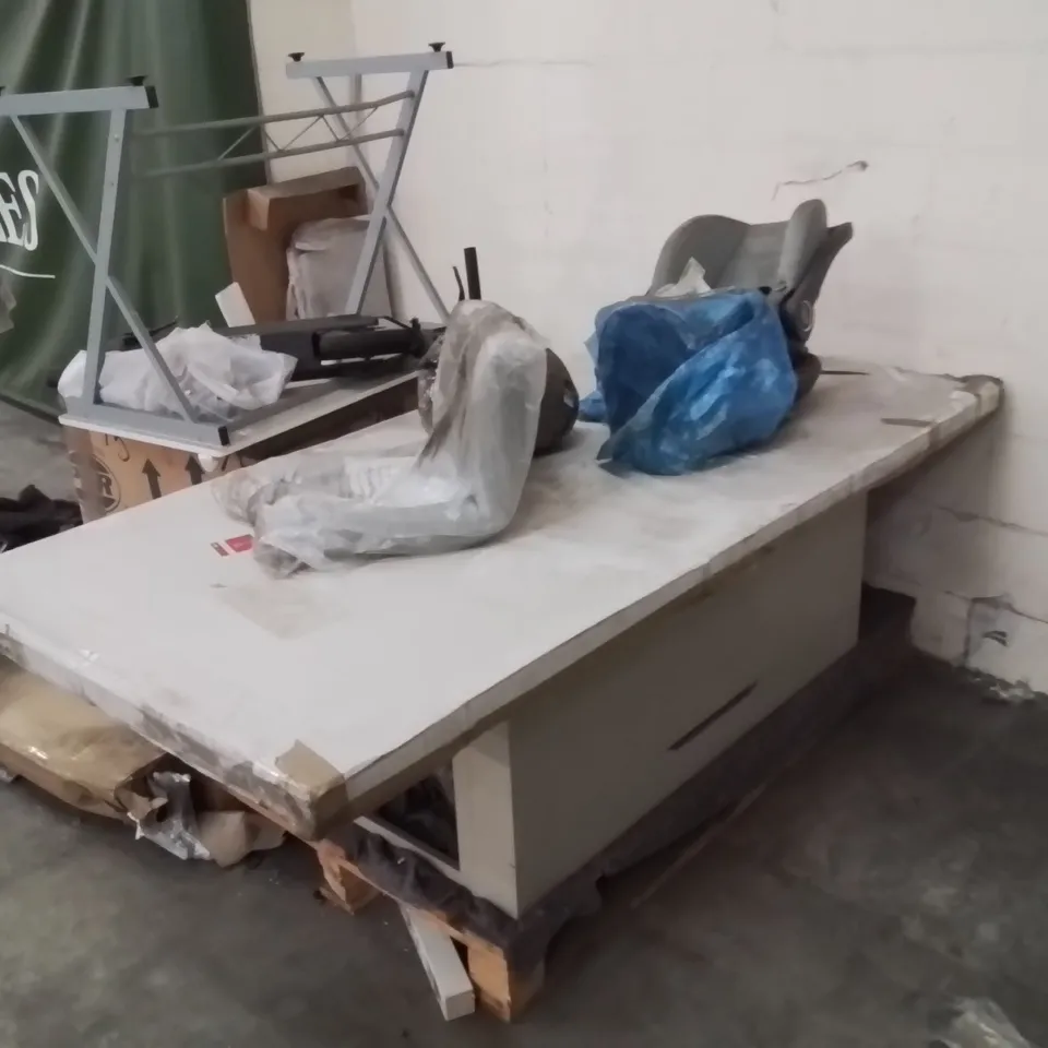 2 x PALLETS OF ASSORTED HOUSEHOLD PRODUCTS AND FURNITURE 