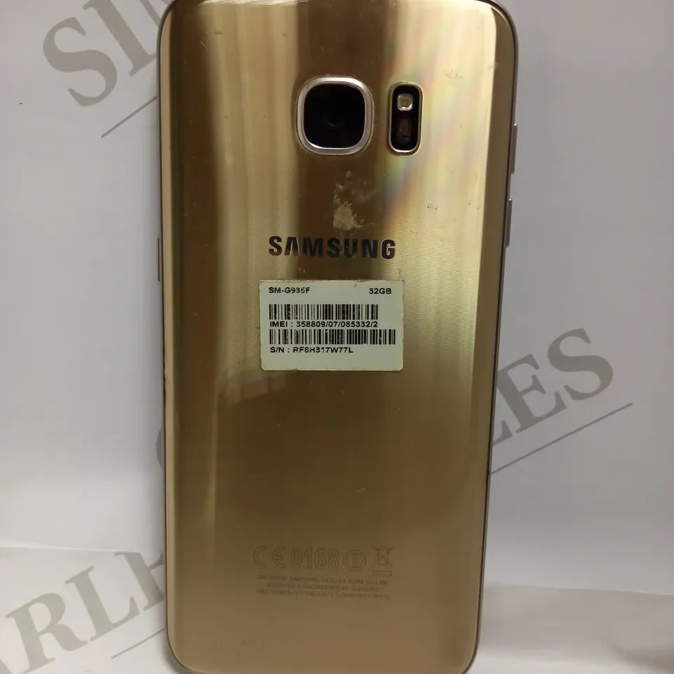 SAMSUNG GALAXY S7 EDGE MOBILE PHONE IN GOLD