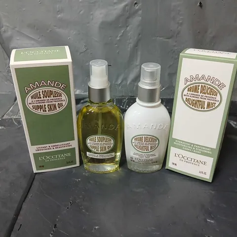 L'OCCITANE ALMOND SMOOTHING AND HYDRATING DUO