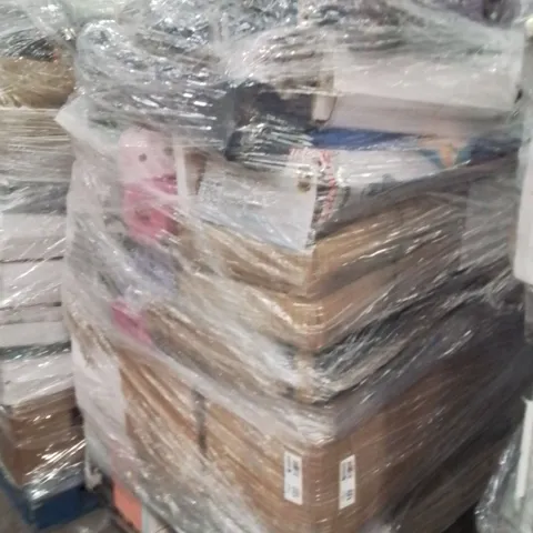 PALLET OF ASSORTED HOUSEHOLD GOODS AND PRODUCTS TO INCLUDE;BIKE HELMET,AIR FRYER,FOOD TRAY,CAMPING CHAIR