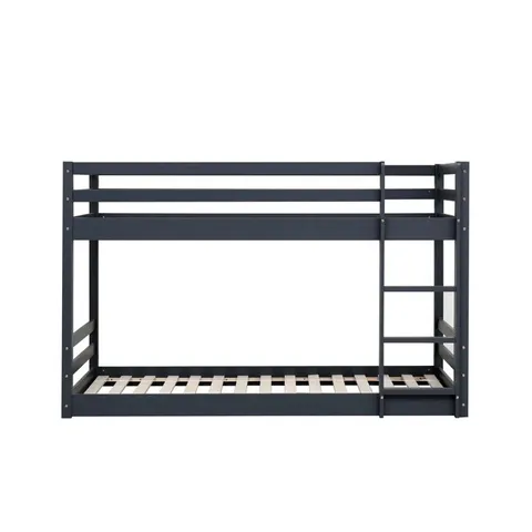 BOXED FRIZZELL SINGLE 3" STANDARD BUNK BED GREY (2 BOXES)