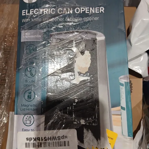 DAEWOO ELECTRIC CAN OPENER – BOXED (WITH KNIFE SHARPENER & BOTTLE OPENER)