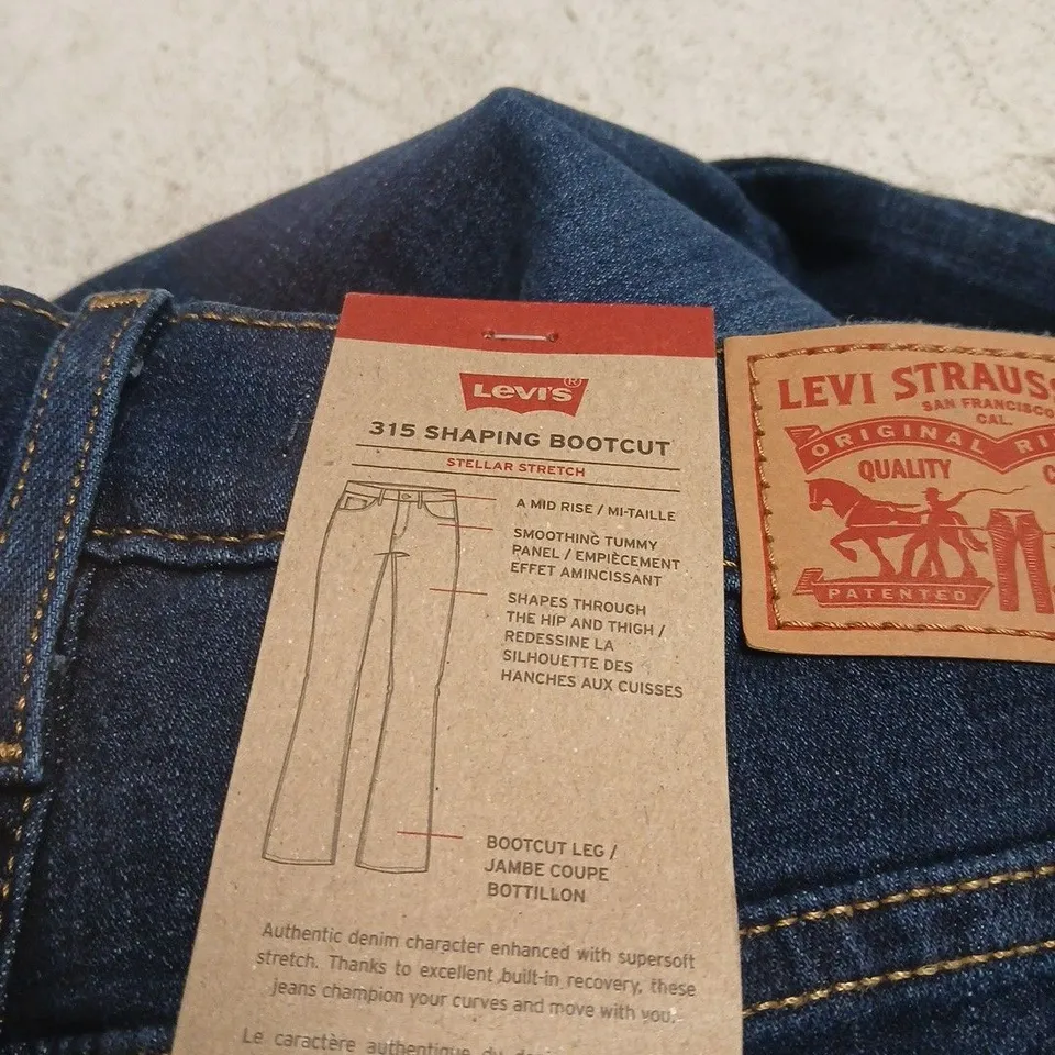 LEVI'S 315 SHAPING BOOTCUT JEANS – SIZE 27 X 30 (LEVI'S TAG ATTACHED)