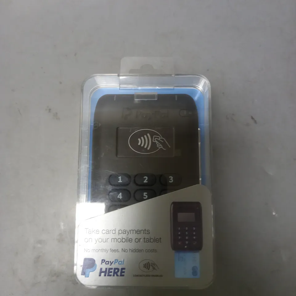 PAYPAL HERE CARD PAYMENT MACHINE FOR MOBILE OR TABLET BLACK