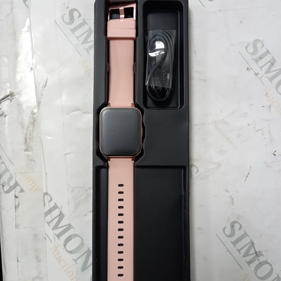 BOXED RUIMEN SMART WATCH  - PINK STRAP 