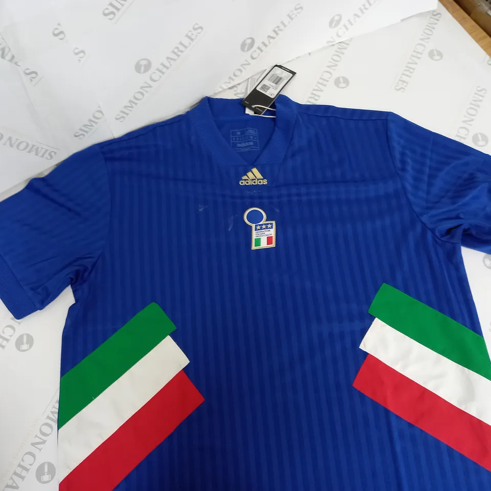 ADIDAS ITALY ICON HOME FOOTBALL JERSEY - M