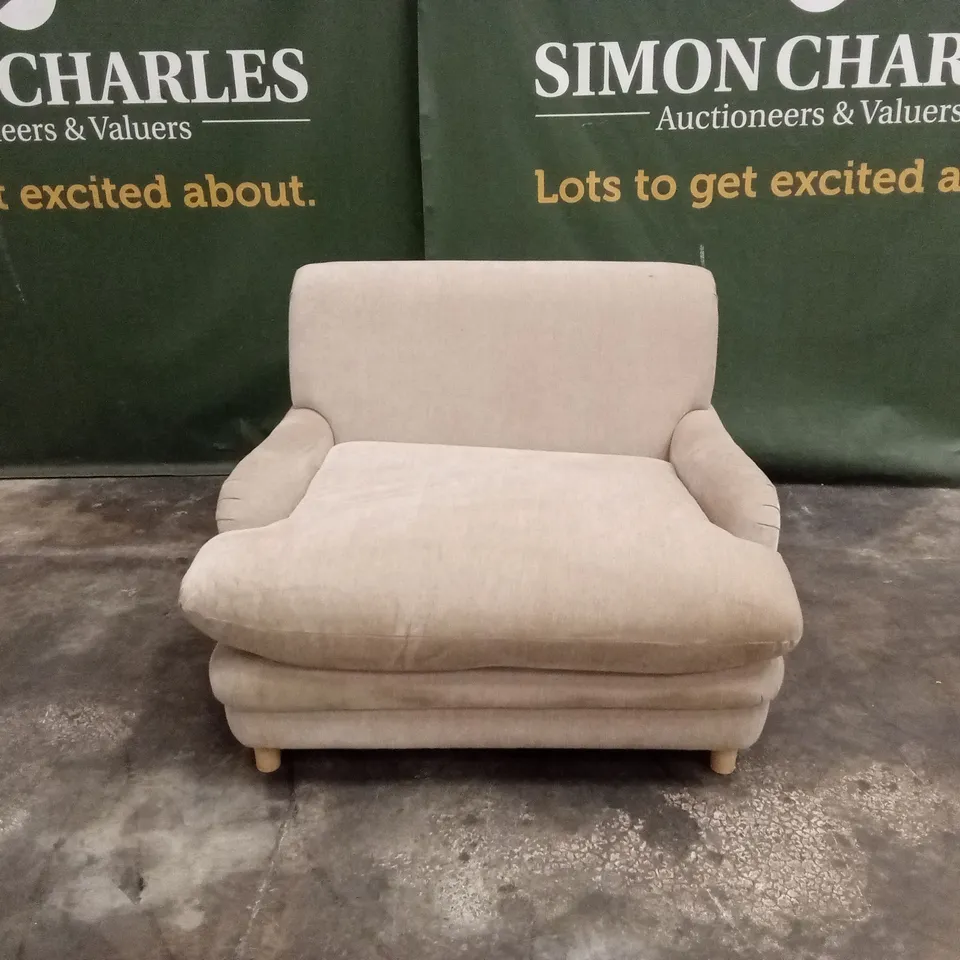LPD HOME PLUMPTON SAHARA CHENILLE ARMCHAIR RRP £449