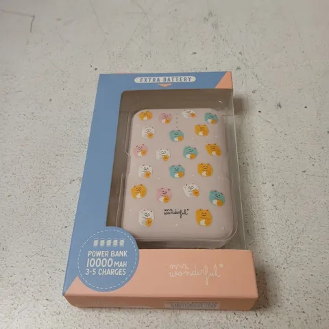 MR WONDERFUL POWER BANK 10000 MAH – CUTE ANIMAL DESIGN 