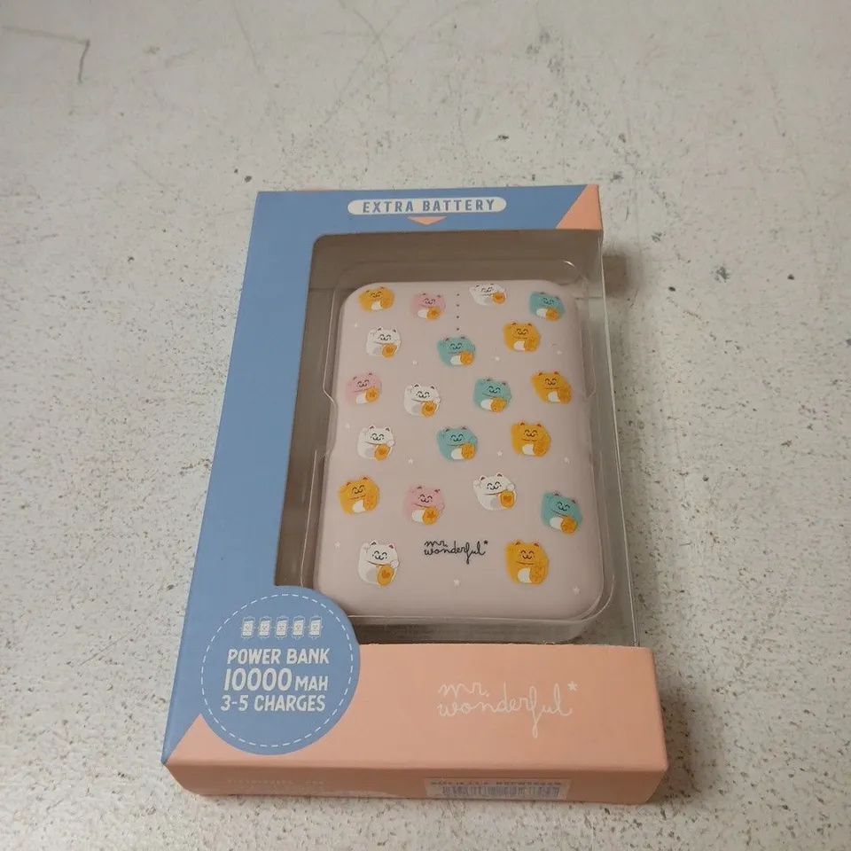 MR WONDERFUL POWER BANK 10000 MAH – CUTE ANIMAL DESIGN