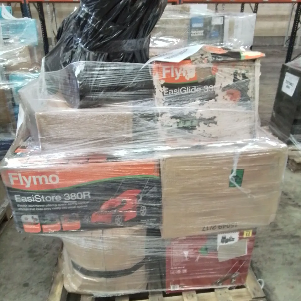 PALLET OF APPROXIMATELY 10 UNPROCESSED RAW RETURN HOUSEHOLD AND ELECTRICAL GOODS TO INCLUDE;