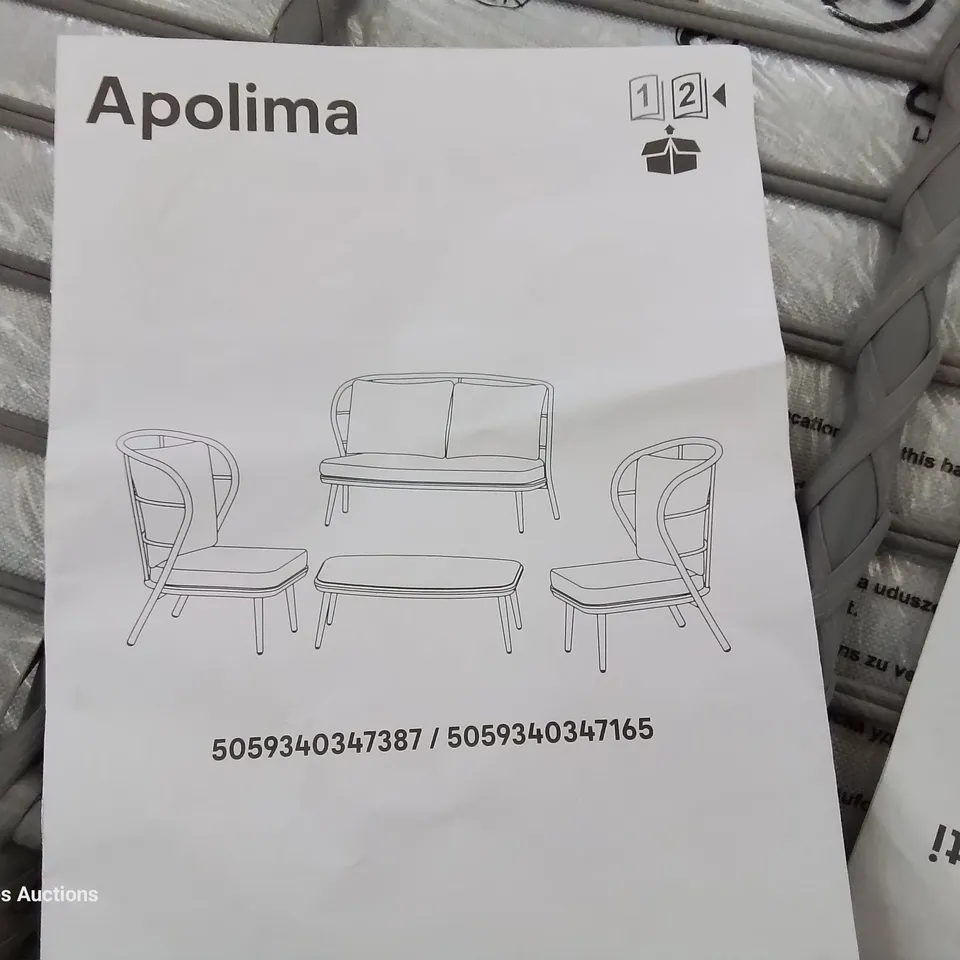 BOXED APOLIMA COFFEE SET WITH CUSHIONS
