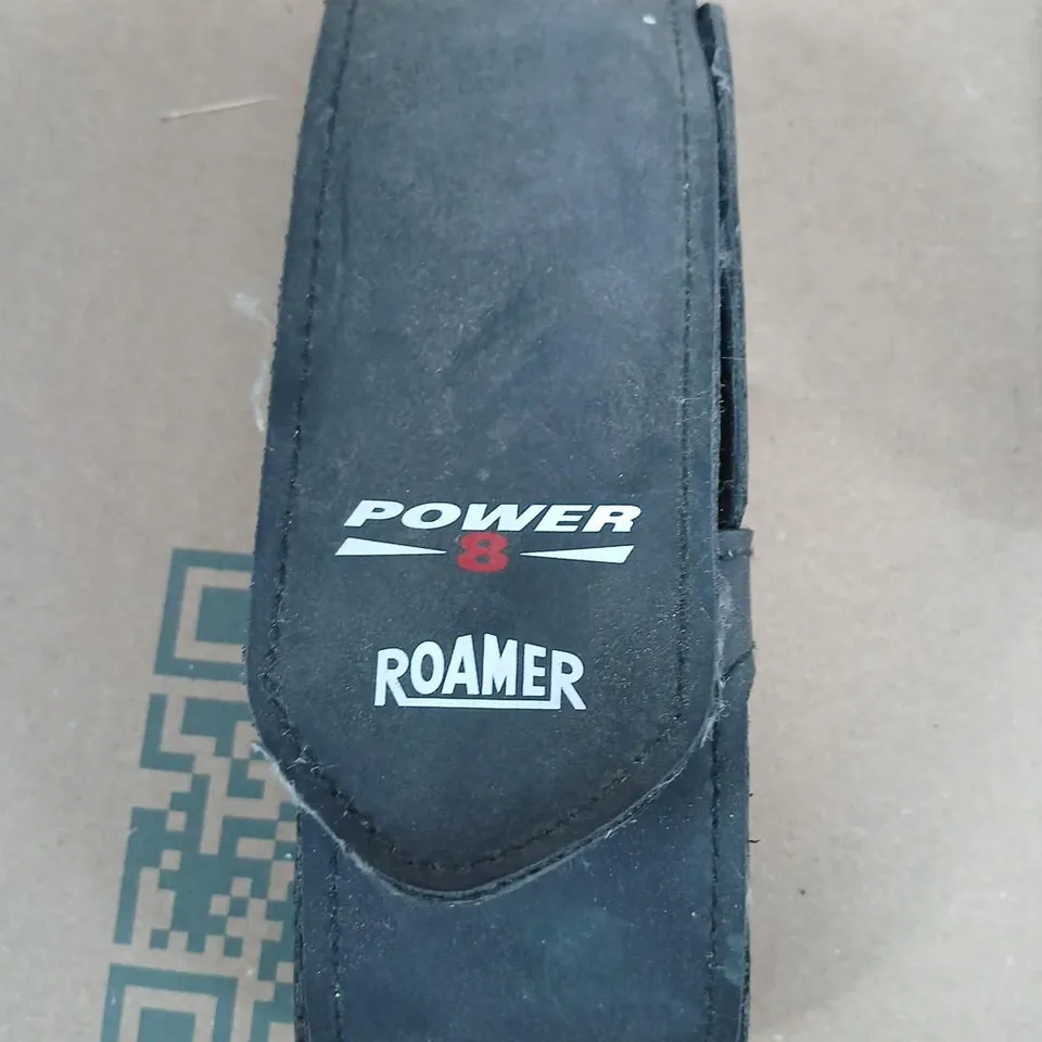 ROAMER POWER 8 WRISTWATCH – BLACK DIAL, STAINLESS STEEL BRACELET, BOXED