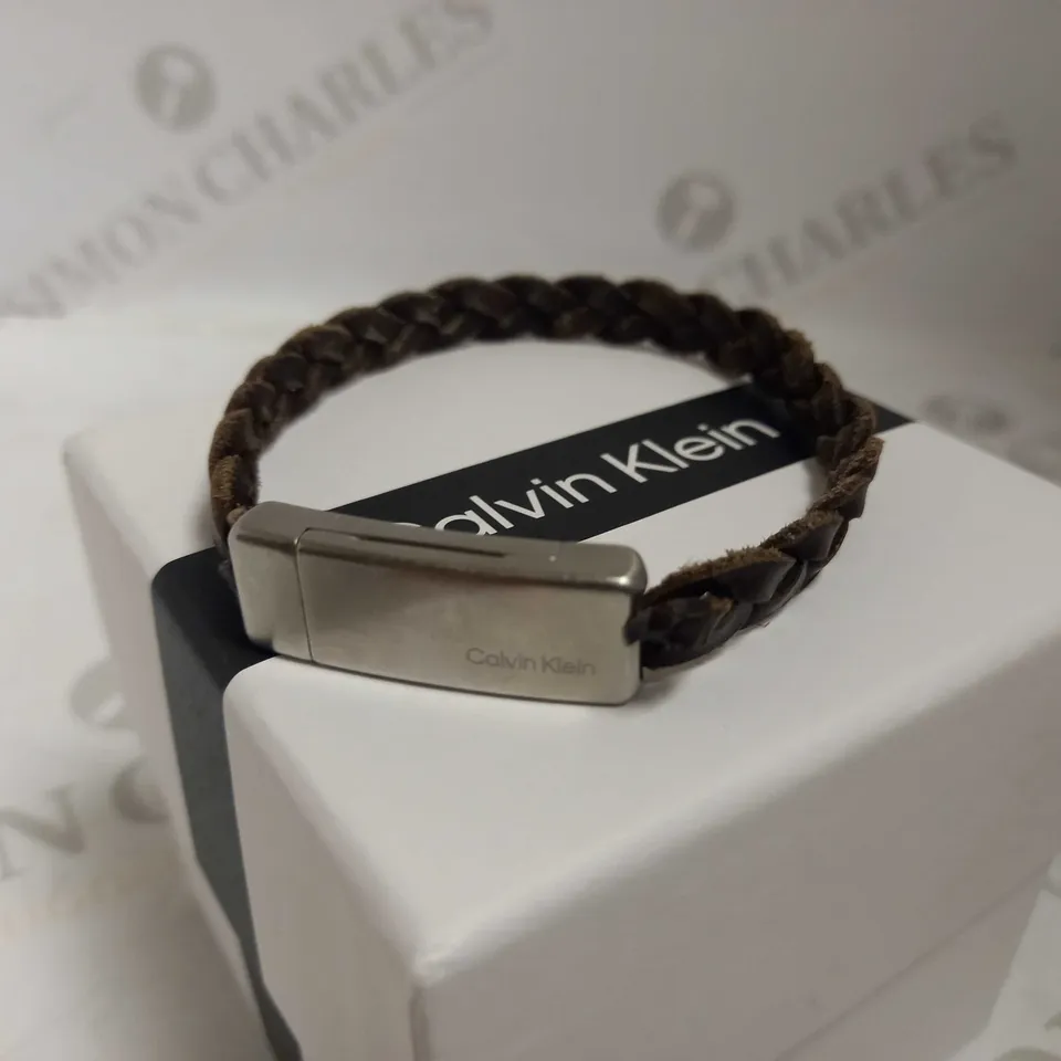 CALVIN KLEIN WRAPPED & BRAIDED MENS BRACELET RRP £79